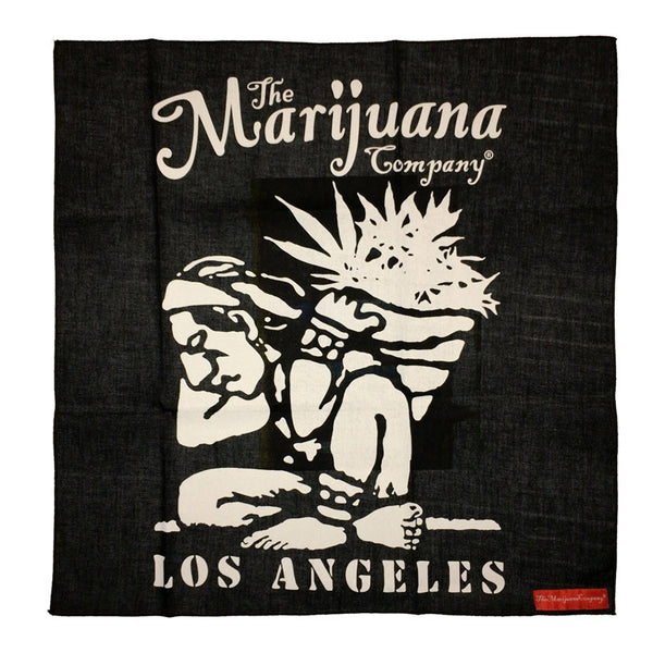The Marijuana Company® Black Lightweight Bandana